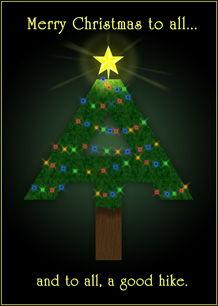 Appalachian Trail Christmas Tree - click to purchase